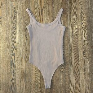 Abercrombie Ribbed Soft Rib Tank Bodysuit | Size XS